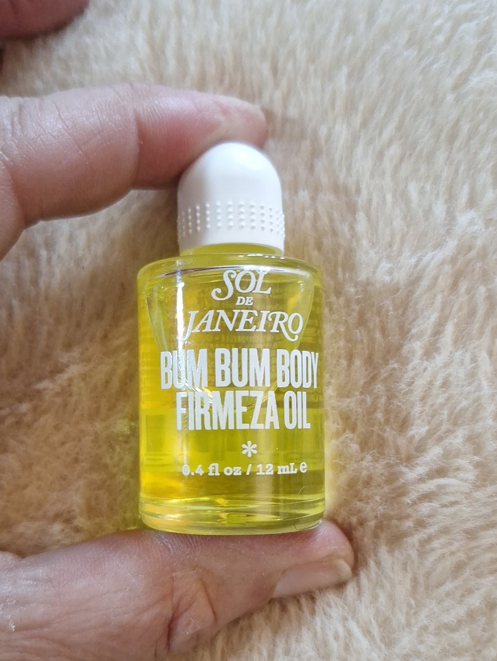 Sol de Janeiro Yellow Bum Bum Body Firmeza Oil Travel Size. New No Box